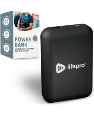 Portable Power Bank 15000mAh Battery Pack with USB 3.0 & 12V DC Output for AllevaRed, AllevaRed Pro & BioRecover Wellness Devices