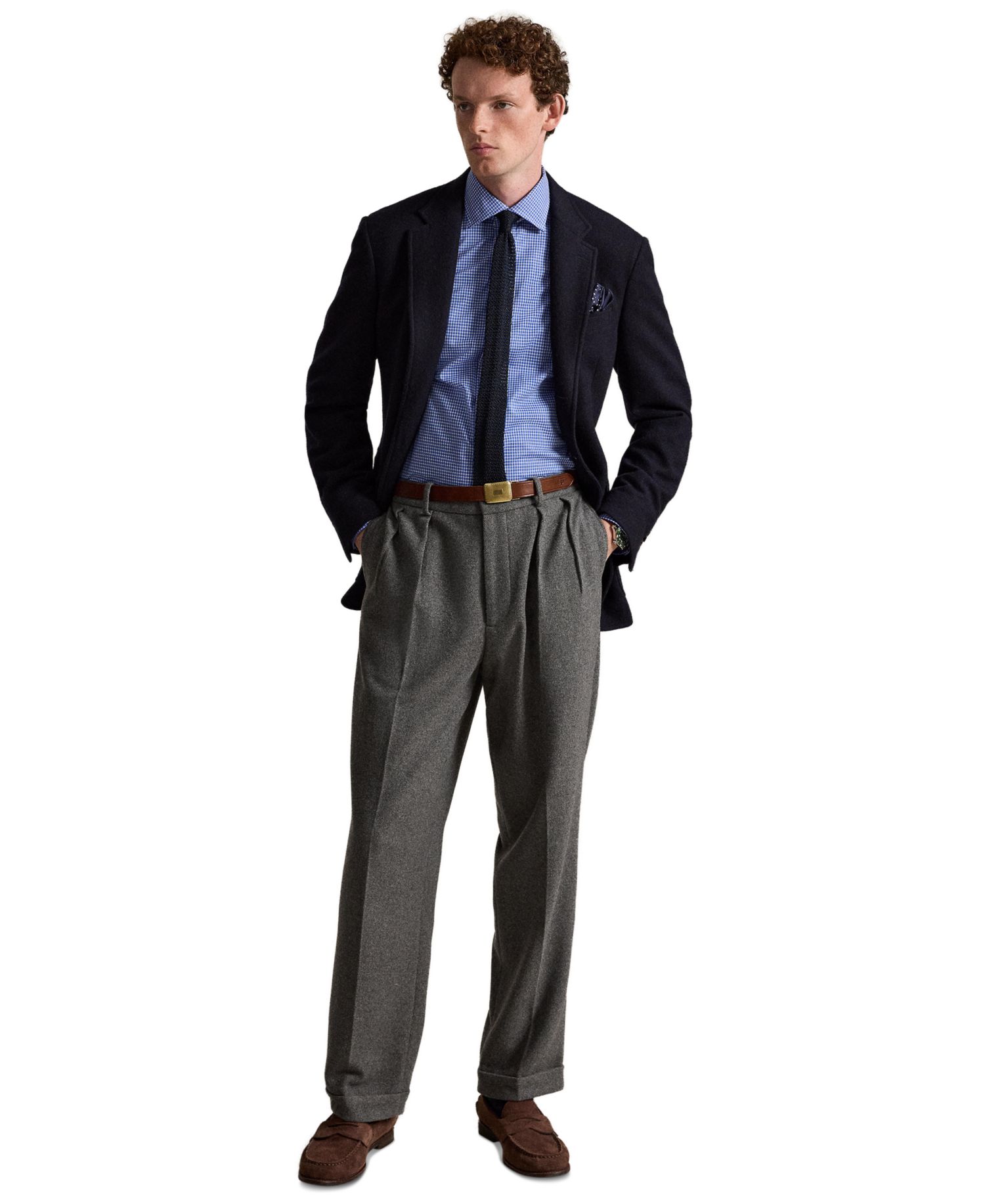 Men's Regent Checked Poplin Classic-Fit Shirt