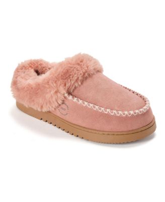 Women's Blaine Genuine Suede Clog Slippers