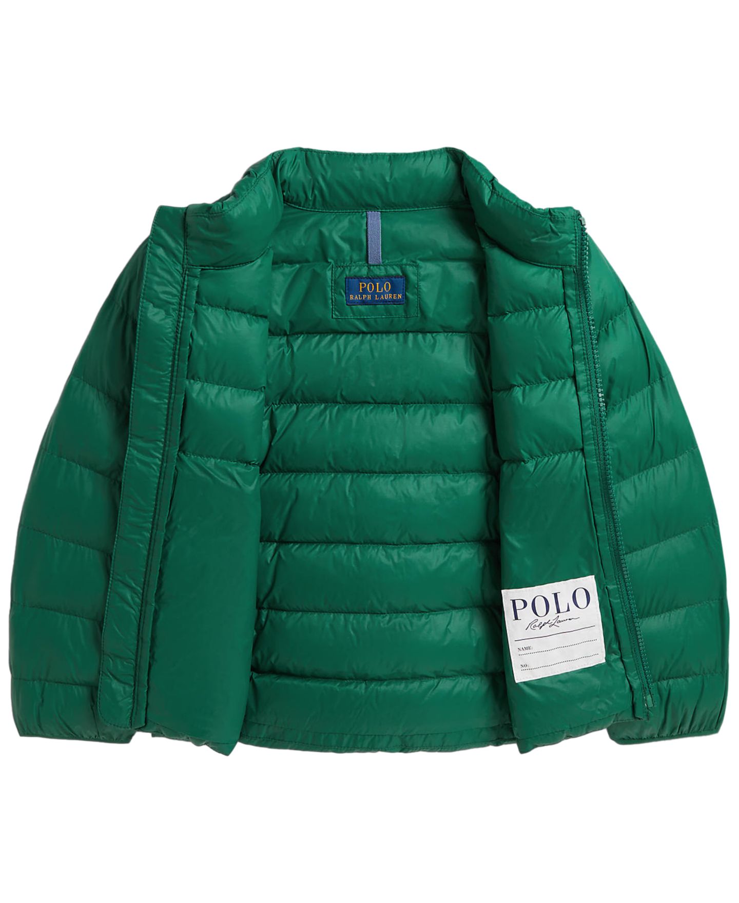 Куртка Polo Ralph Lauren The Colden Packable Quilted Jacket для мальчиков, цвет: Тёмно-зелёный — фото 3