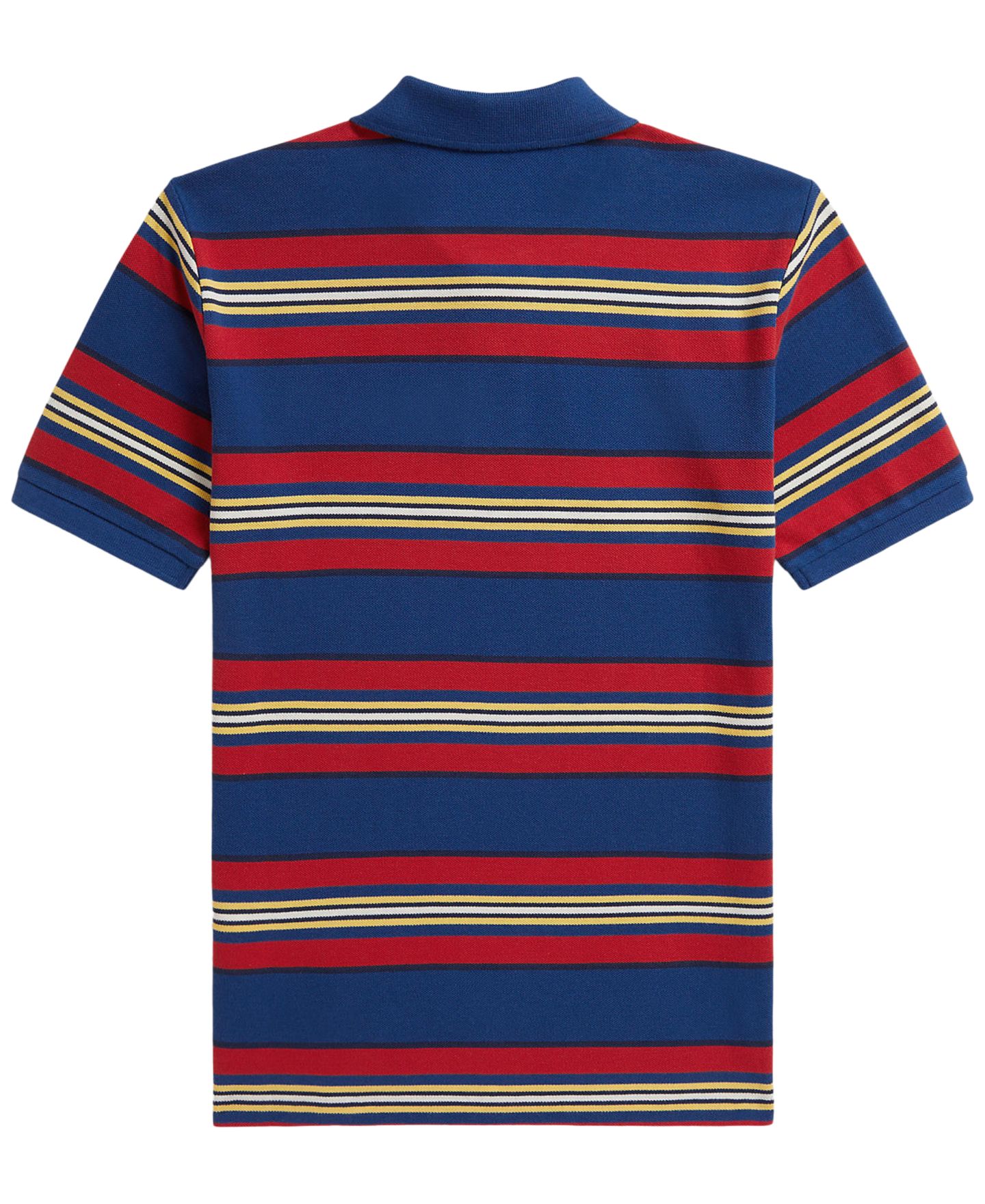 Поло Polo Ralph Lauren Striped Cotton Mesh Polo для мальчиков, цвет: Пыльный разноцветный — фото 2