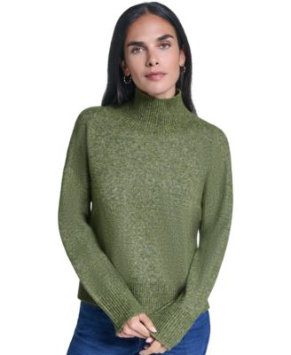Women's Funnel-Neck Long-Sleeve Sweater