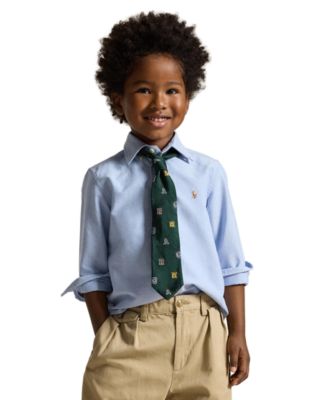 Boys' 2T-7 Cotton Oxford Shirt