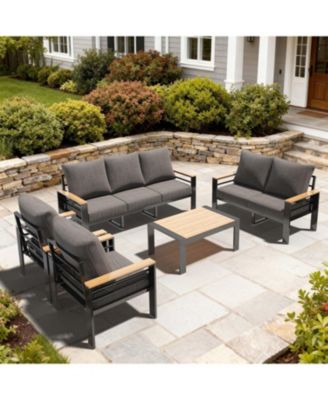 5-Piece Modern Patio Sofa Set C Relax in Style Outdoors