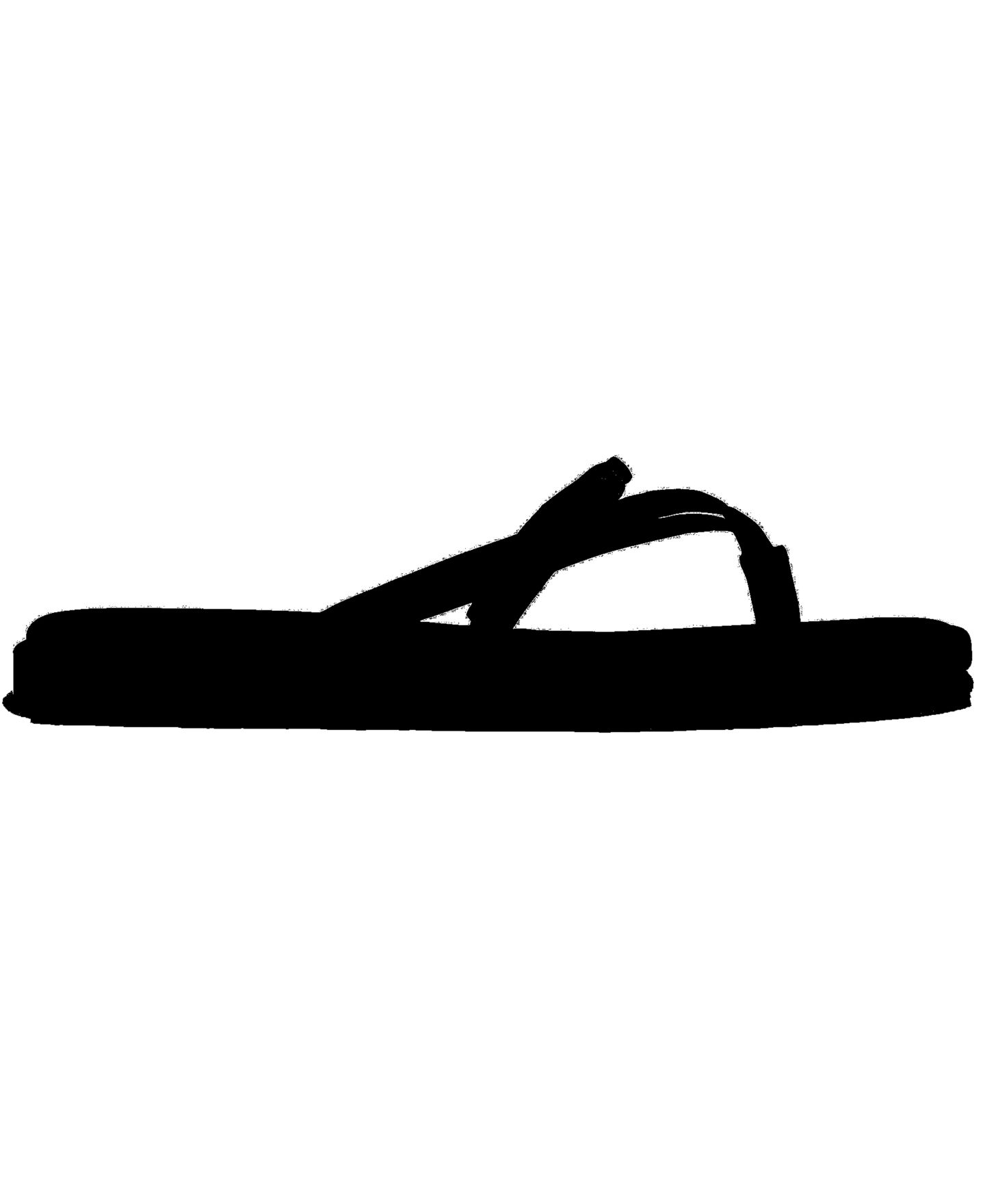 Женские сандалии Steve Madden Catalina Turnlock Strappy Flat Thong, цвет: Чёрный кожаный — фото 2