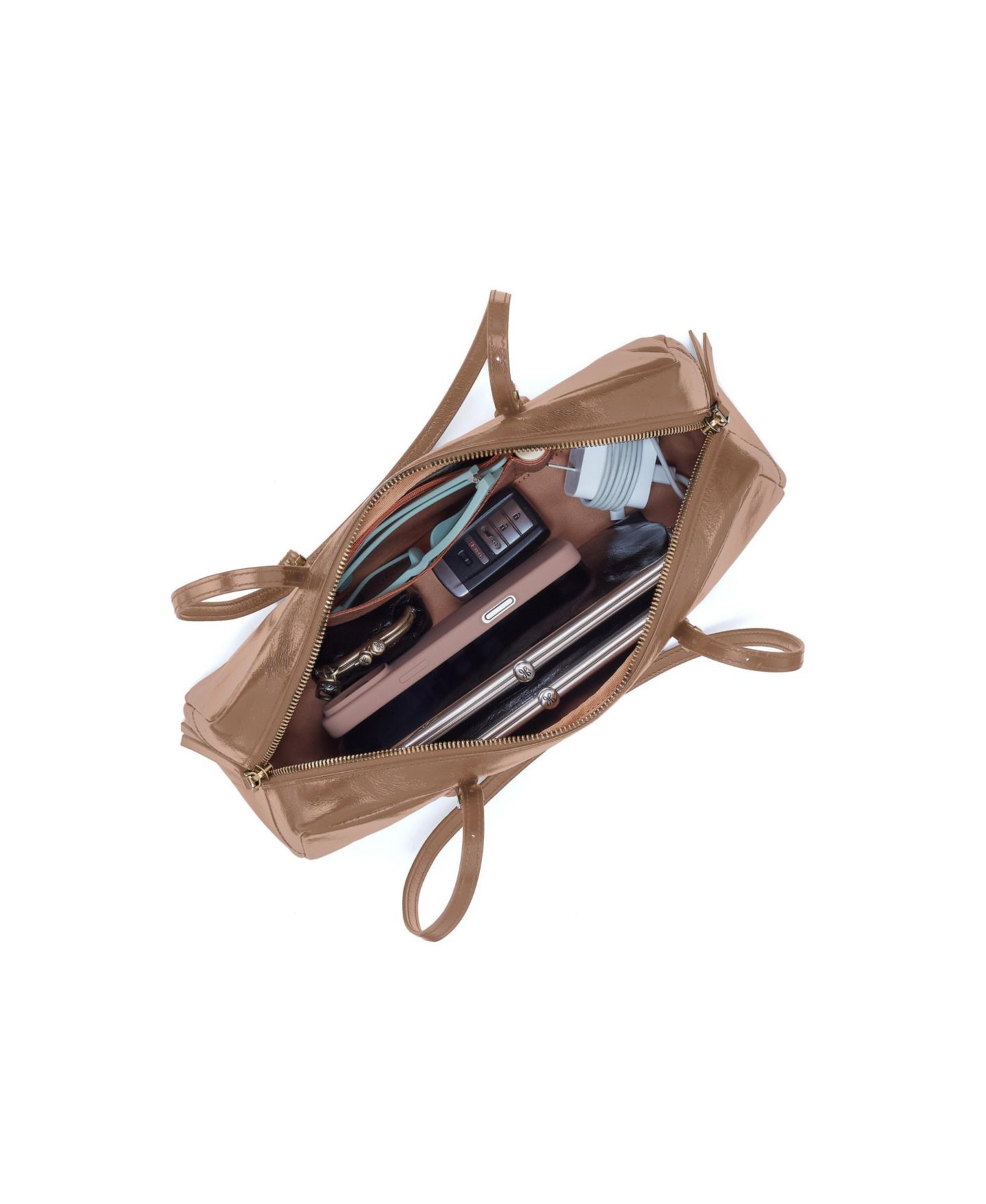 Женская сумка HOBO Scottie Satchel, цвет: Woodsmoke — фото 3