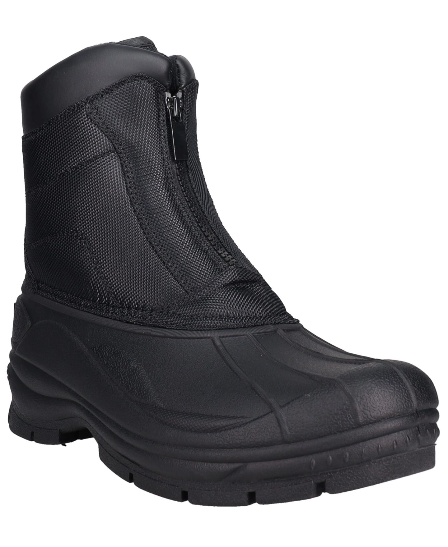 Мужские ботинки Weatherproof James Round-Toe, цвет: Чёрный — фото 1