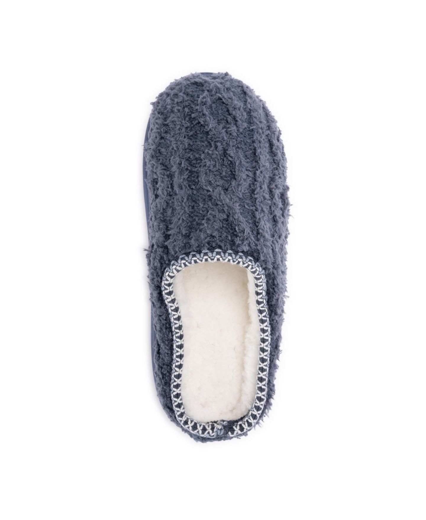 Женские тапочки MUK LUKS Janna Cozy Crew Clog Slippers, цвет: Синий, вариант 1 — фото 8