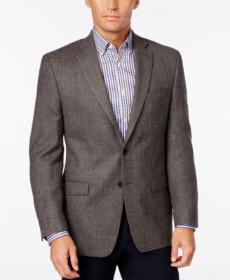 Lauren Ralph Lauren - Men's Grey Plaid Classic-Fit Sport Coat