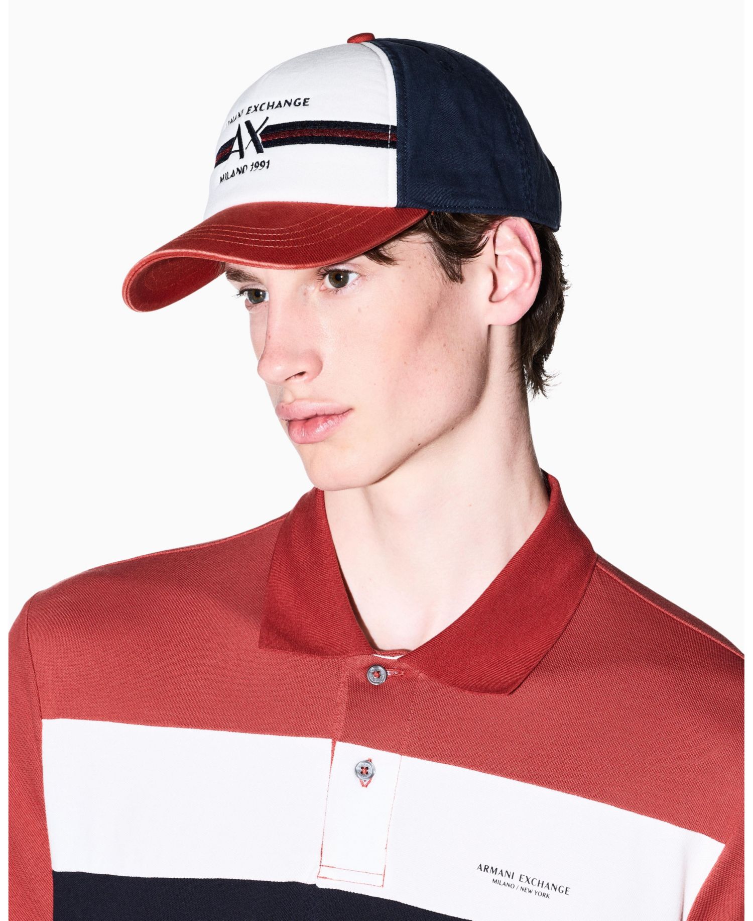 Men's Stripe Graphic Hat