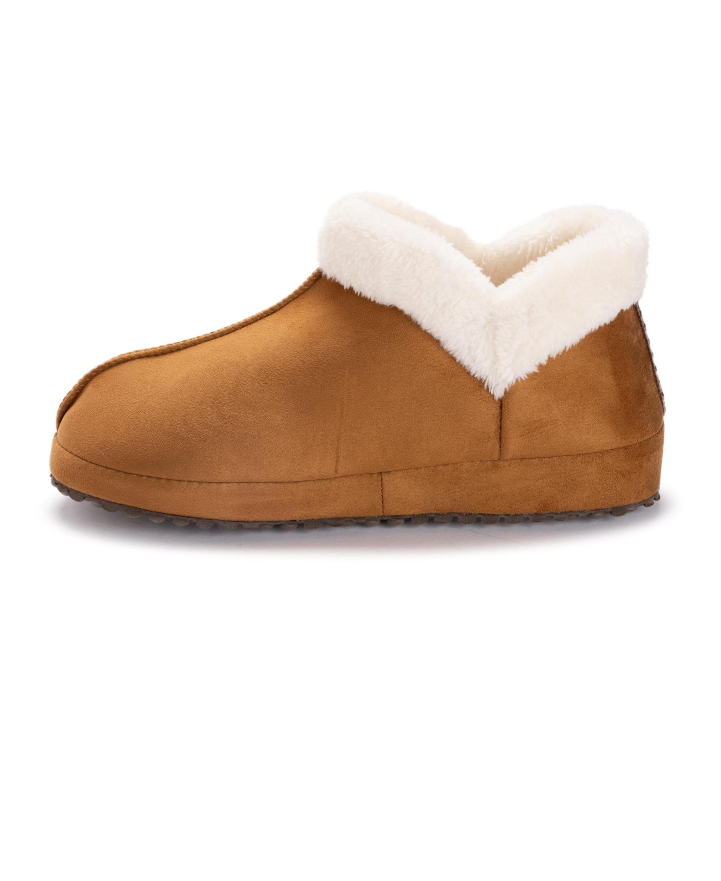 Женские тапочки MUK LUKS Down Time Bootie Slippers, цвет: Рыжевато-коричневый — фото 6