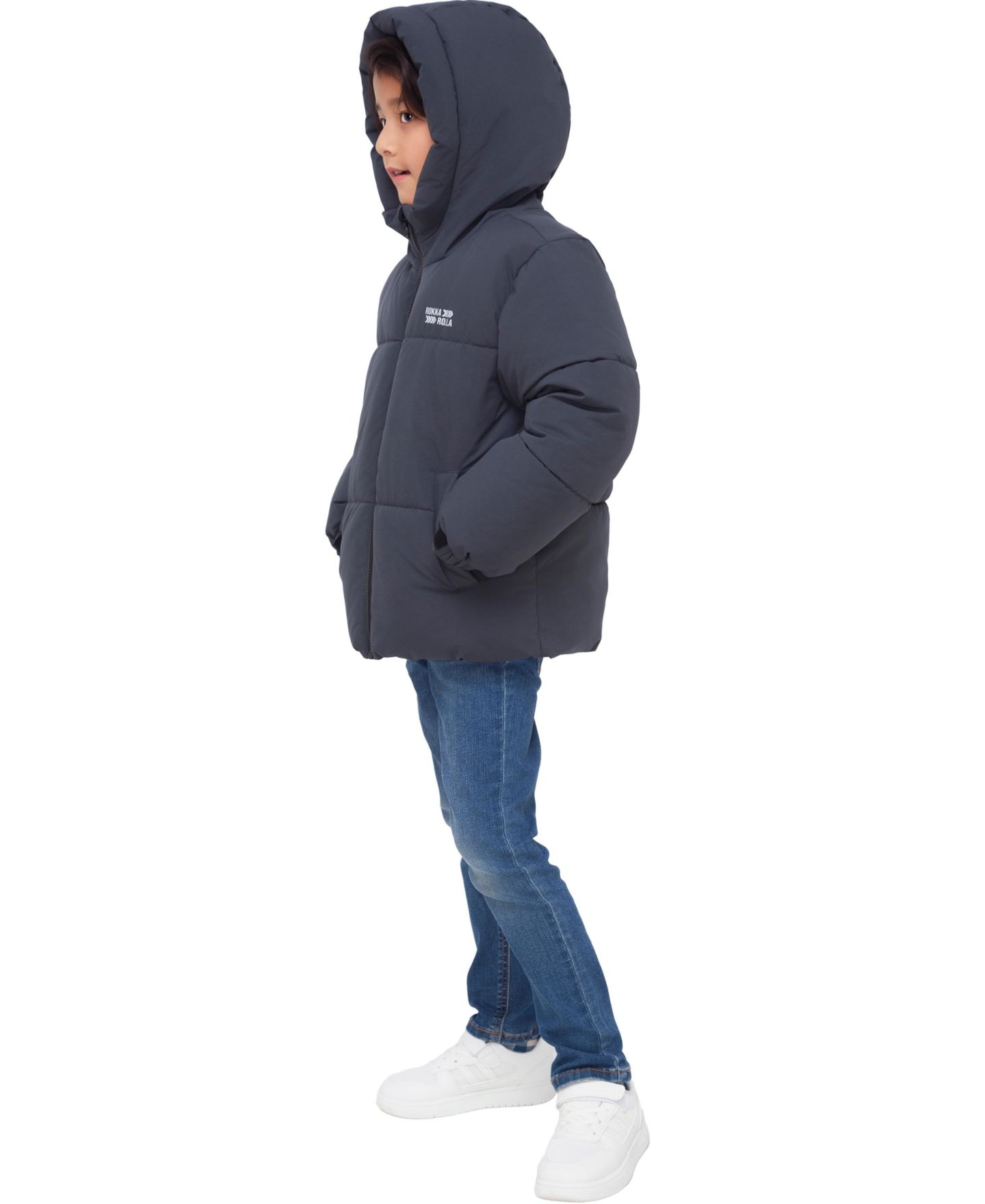 Куртка Rokka&Rolla RokkaandRolla Explorer Fleece-Lined Hooded, Size 4-18 для мальчиков, цвет: Серый — фото 6