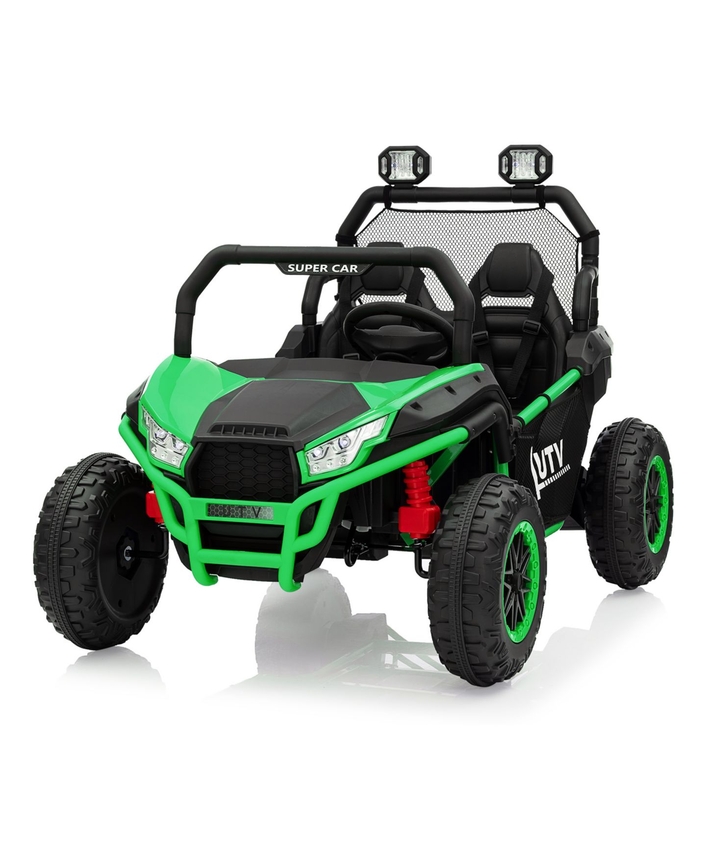Детская игрушка homfan Dual Seat 24V 4WD Kids Ride-On UTV, 2-Seater, Ages 3-6 — фото 4
