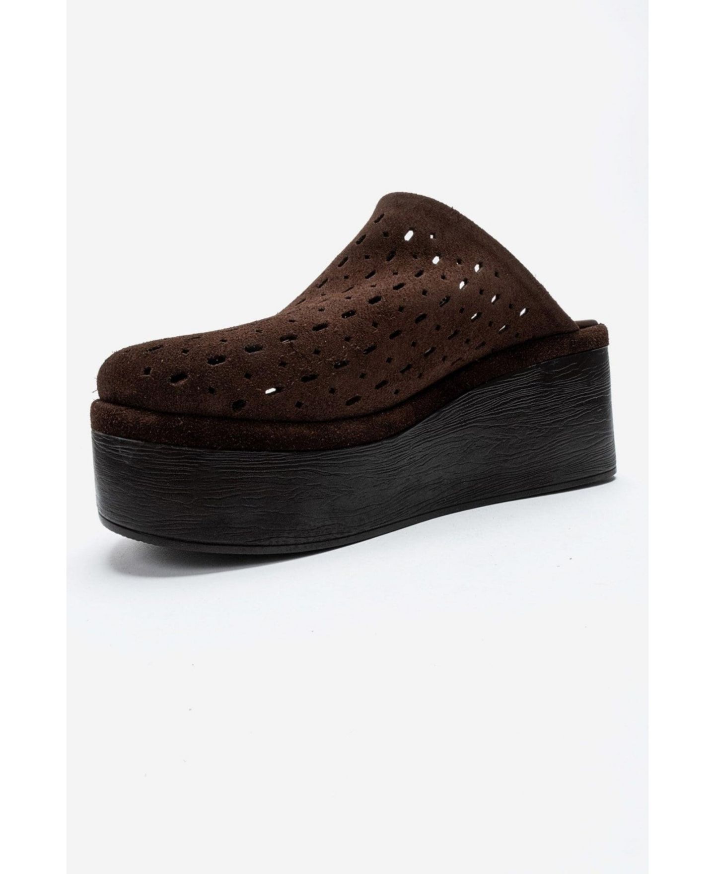 Женские сандалии Forever & Always Shoes Lune Leather Platform Sandal, цвет: Коричневый замшевый — фото 6