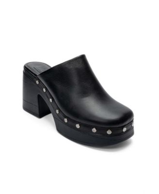 Forever and Always Shoes Women's Bellune Leather Block Heel Platform Sandal