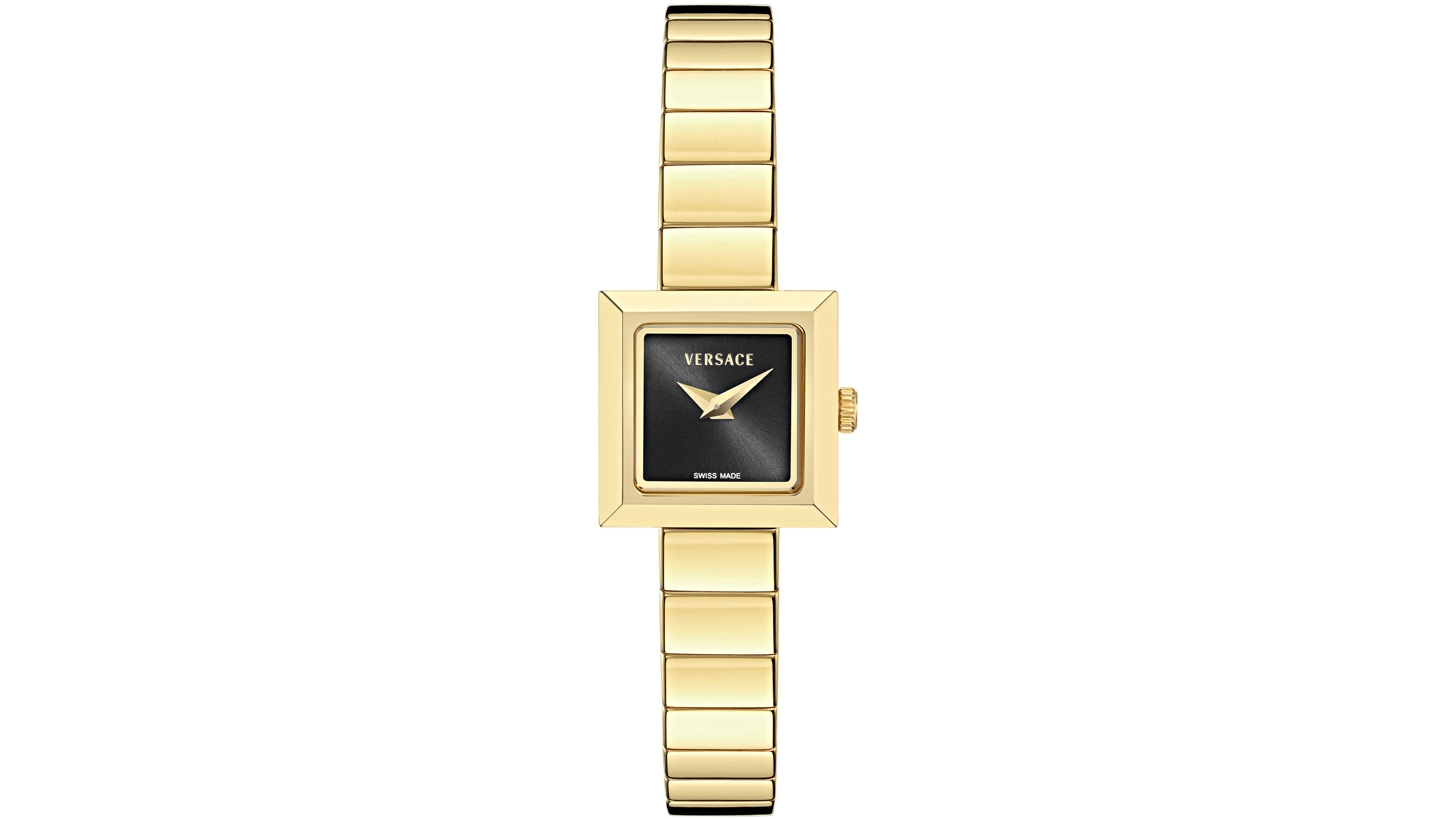 Versace Women's V-Square Petite Two-Tone Stainless Steel Bracelet Watch 18x18mm