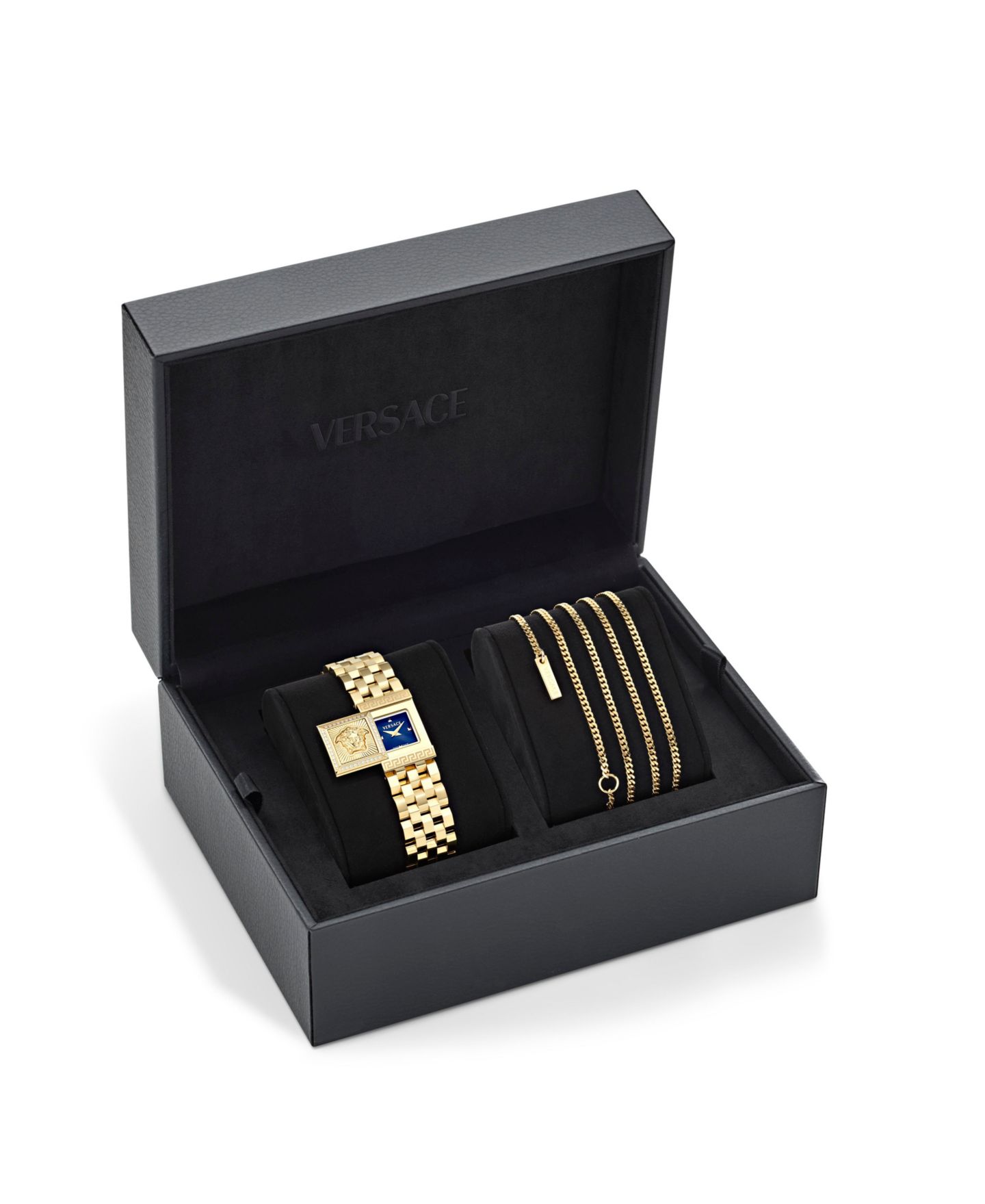 Женские часы Versace Reveal Precious IP Yellow Gold Stainless Steel Bracelet Watch 18x25mm — фото 4