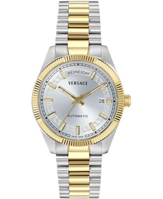 Men's Millenyium Automatic Silver Stainless Steel Bracelet Watch 40mm