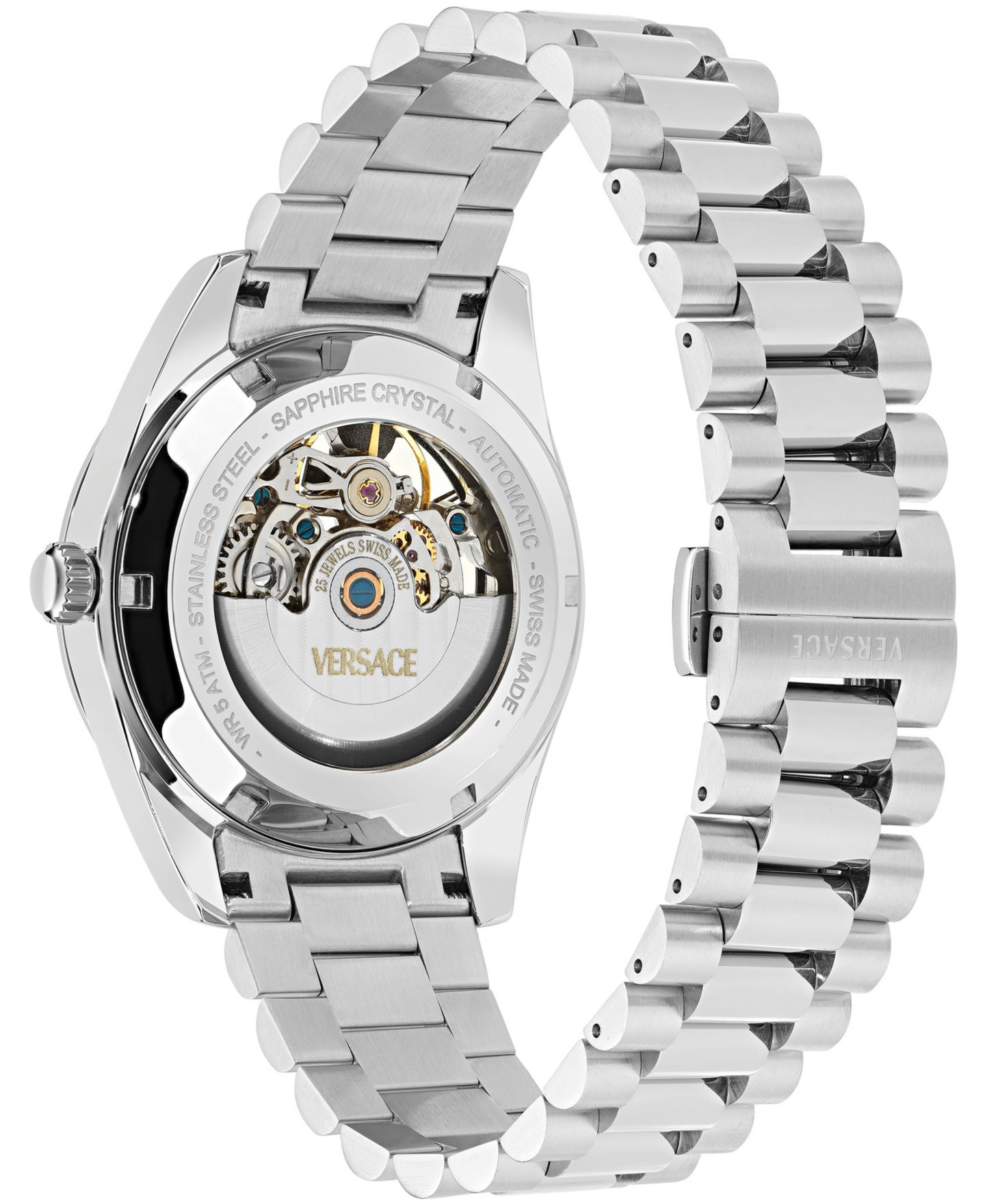 Мужские часы Versace Millenyium Automatic Two-Tone Stainless Steel Bracelet Watch 40mm — фото 3
