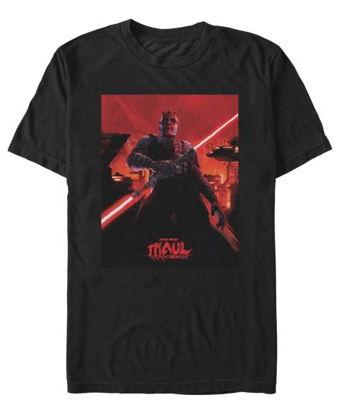Мужская футболка Fifth Sun Star Wars Darth Maul Graphic, цвет: Чёрный