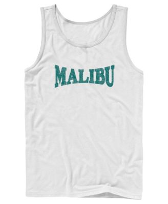 Men's Malibu Vintage Collegiate Logo Graphic Tank Top