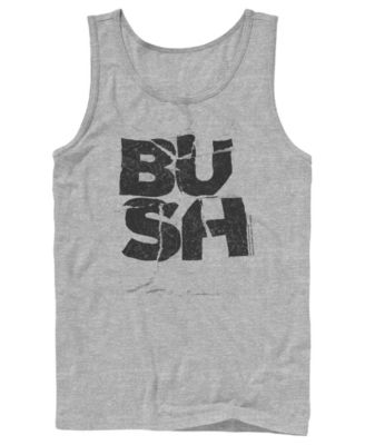 Men's Bush Distressed Logo Graphic Tank Top