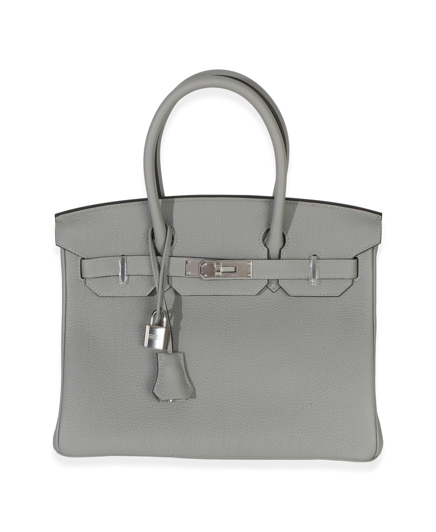 Togo Gris Mouette Birkin 30 PHW