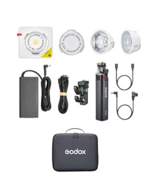 ML100R RGB LED Video Light w/15   36  Lens  BG02 Battery Grip Kit