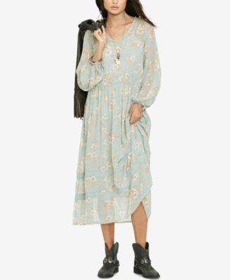 Denim & Supply Ralph Lauren - Lace-Trim Maxi Dress