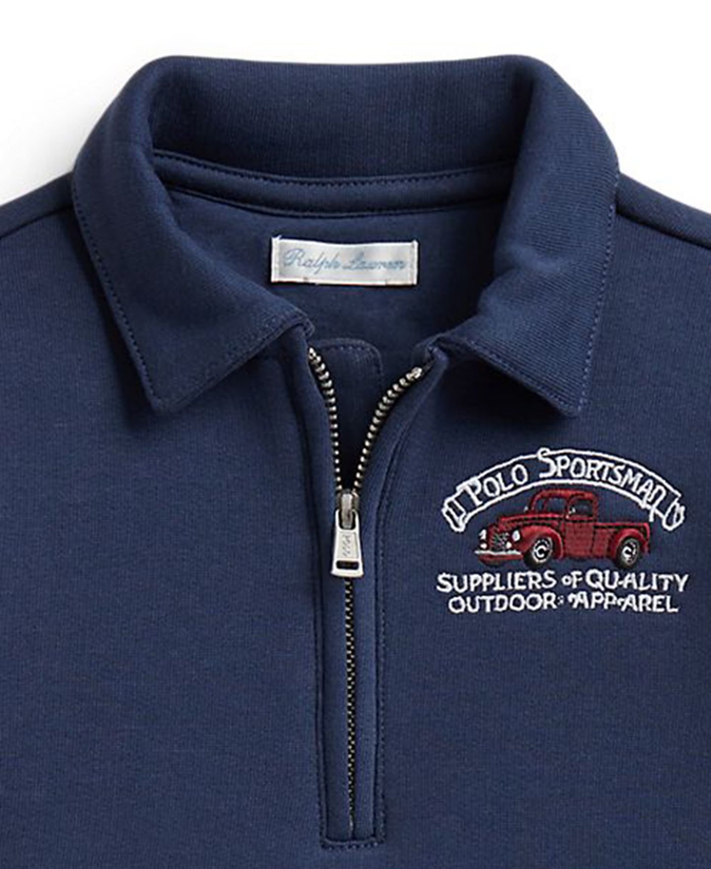 Комплект Polo Ralph Lauren Polo Sportsman для мальчика: флисовый свитшот и брюки, цвет: Тёмно-синий — фото 3