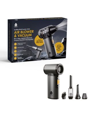 Cordless Multi-Function Turbo Air Blower and Vacuum With 130,000 RPM for Fast and Deep Cleaning