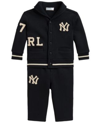 Baby Boys' Yankees Top and Fleece Pants, 2-Piece Set