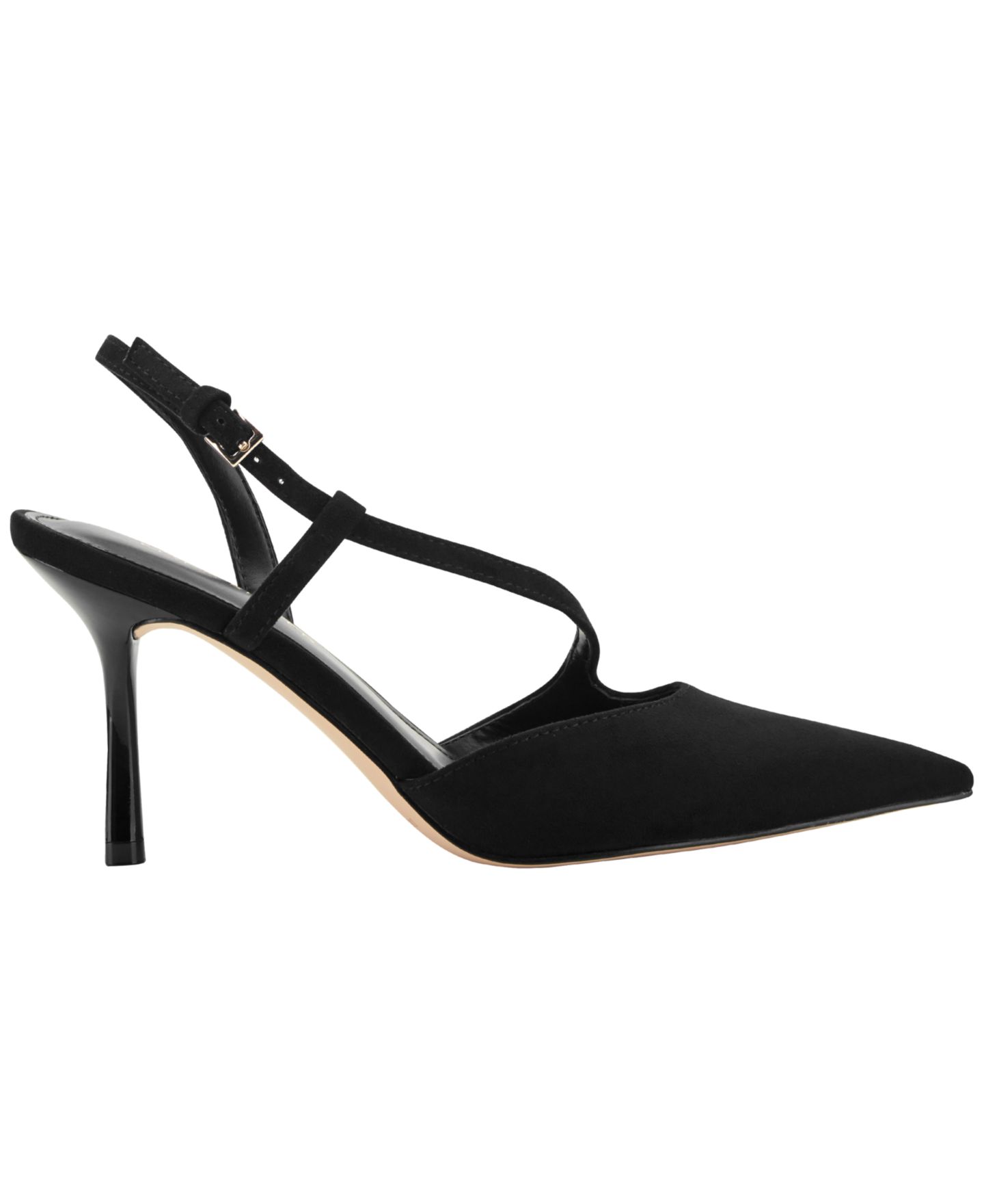 Женские туфли Marc Fisher Rhena Asymmetric Strap Dress Pumps, цвет: Чёрный — фото 2