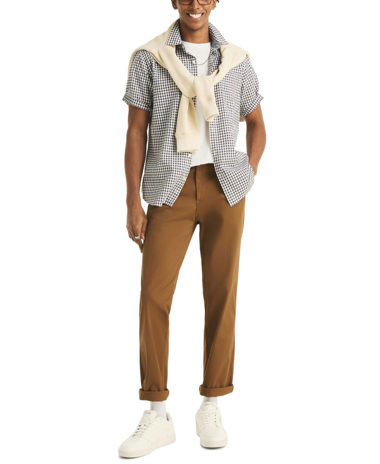 Men's Slub Short-Sleeve Shirt