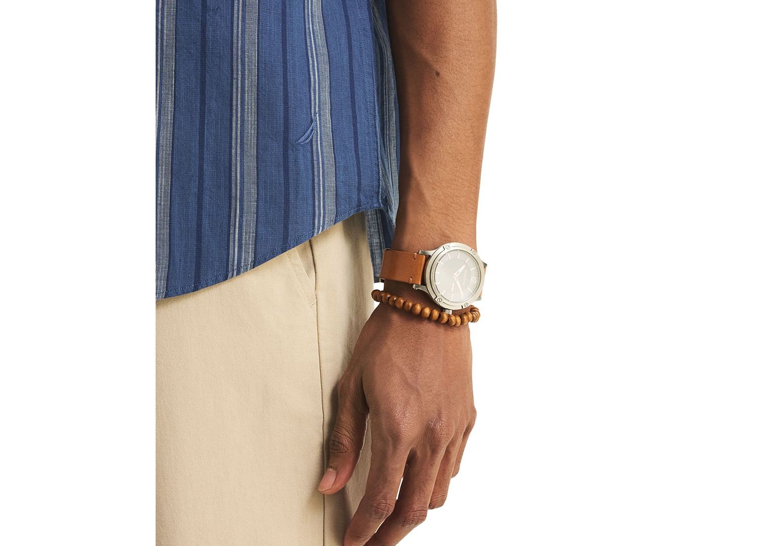 Men's Slub Short-Sleeve Shirt