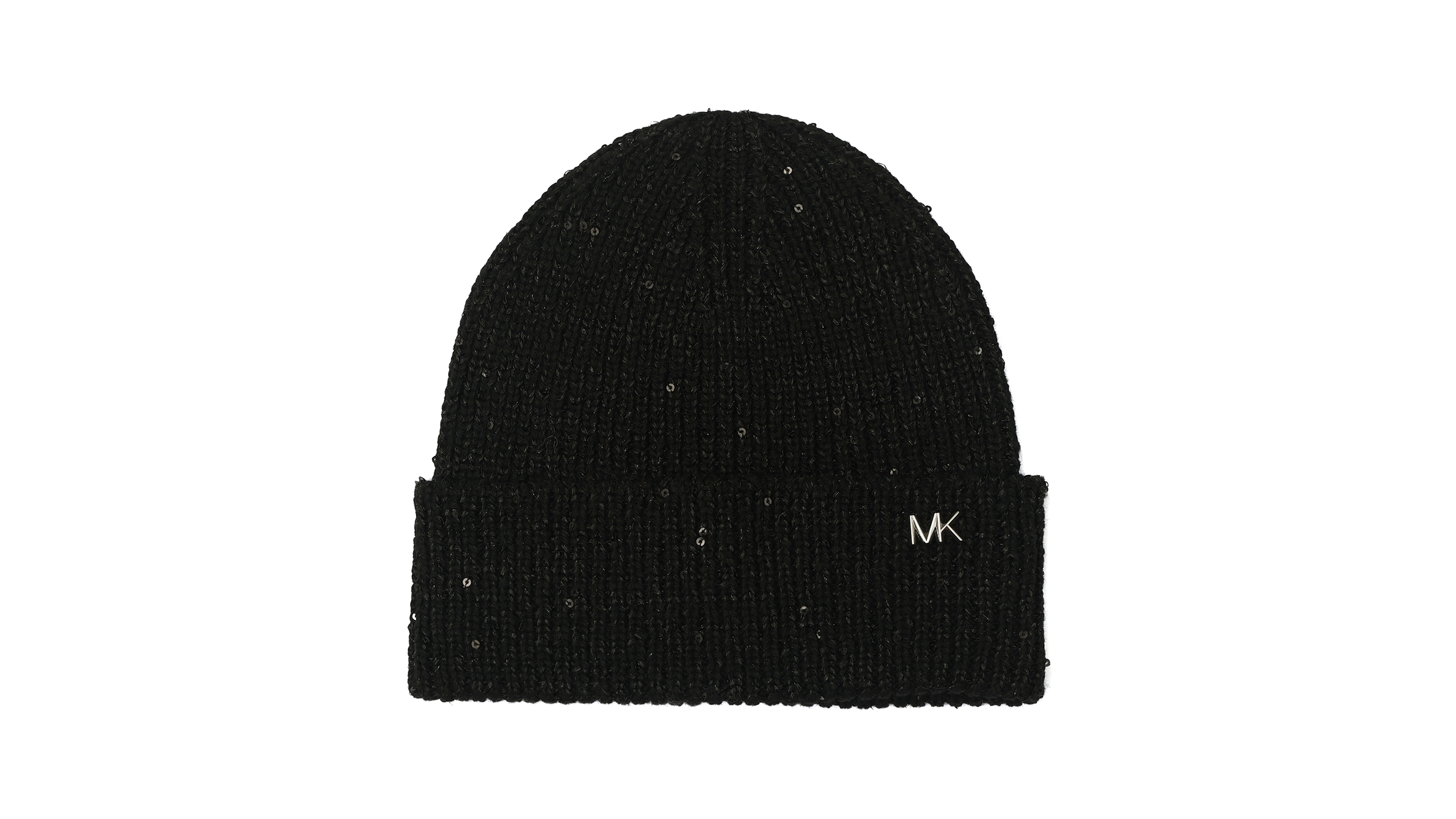 Michael Kors Metallic Sequin Cuff Hat