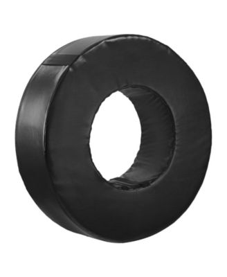 Football Tackle Wheel, PVC Tackling Ring with Straps for Hitting Drills