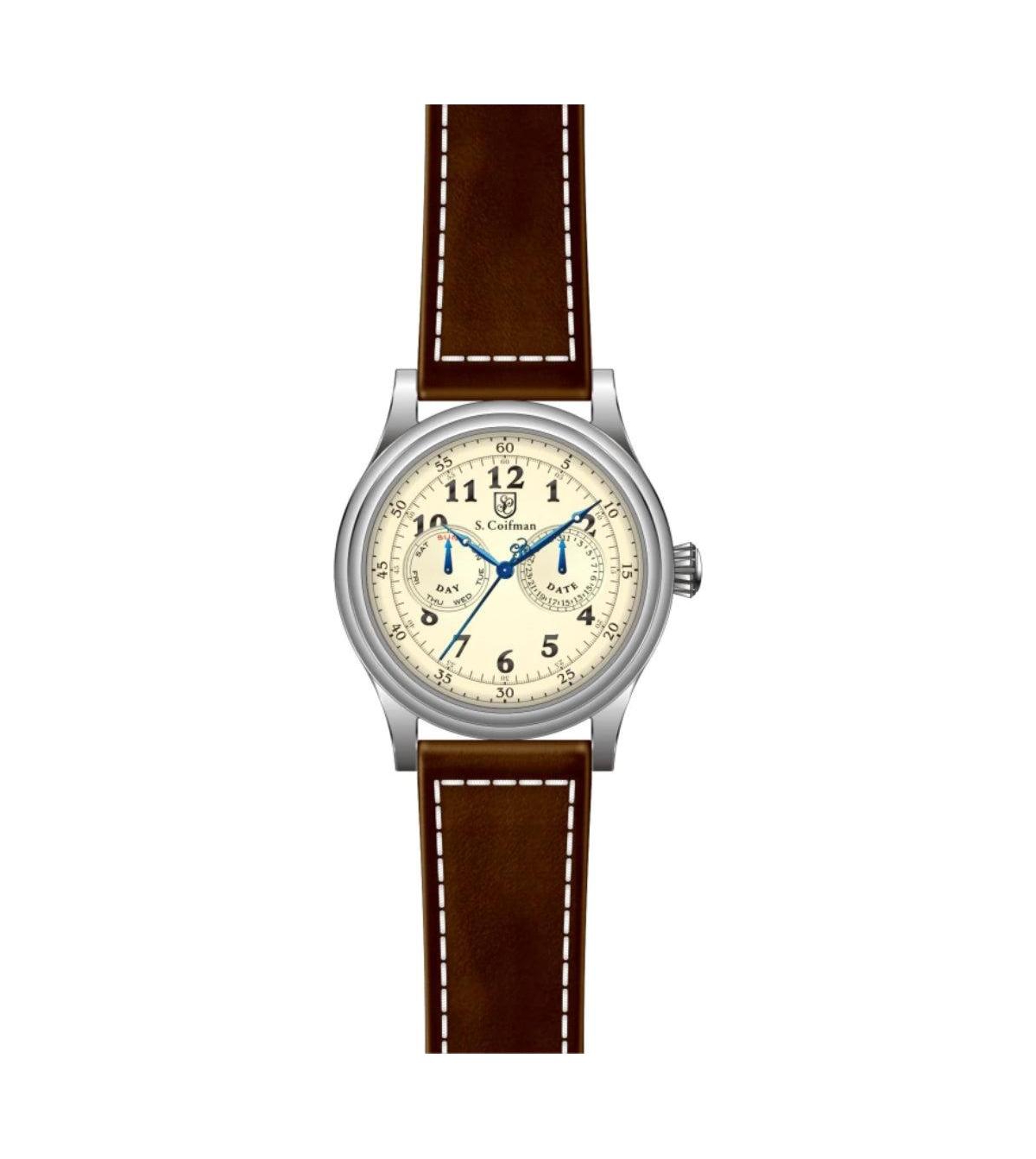 Invicta S.Coifman Men's Heritage Chronograph Dial Stainless Steel Bracelet Watch