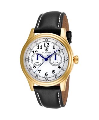 S.Coifman Men's Heritage Chronograph Dial Stainless Steel Bracelet Watch
