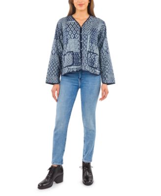 Women's Kantha Quilted Patchwork Jacket