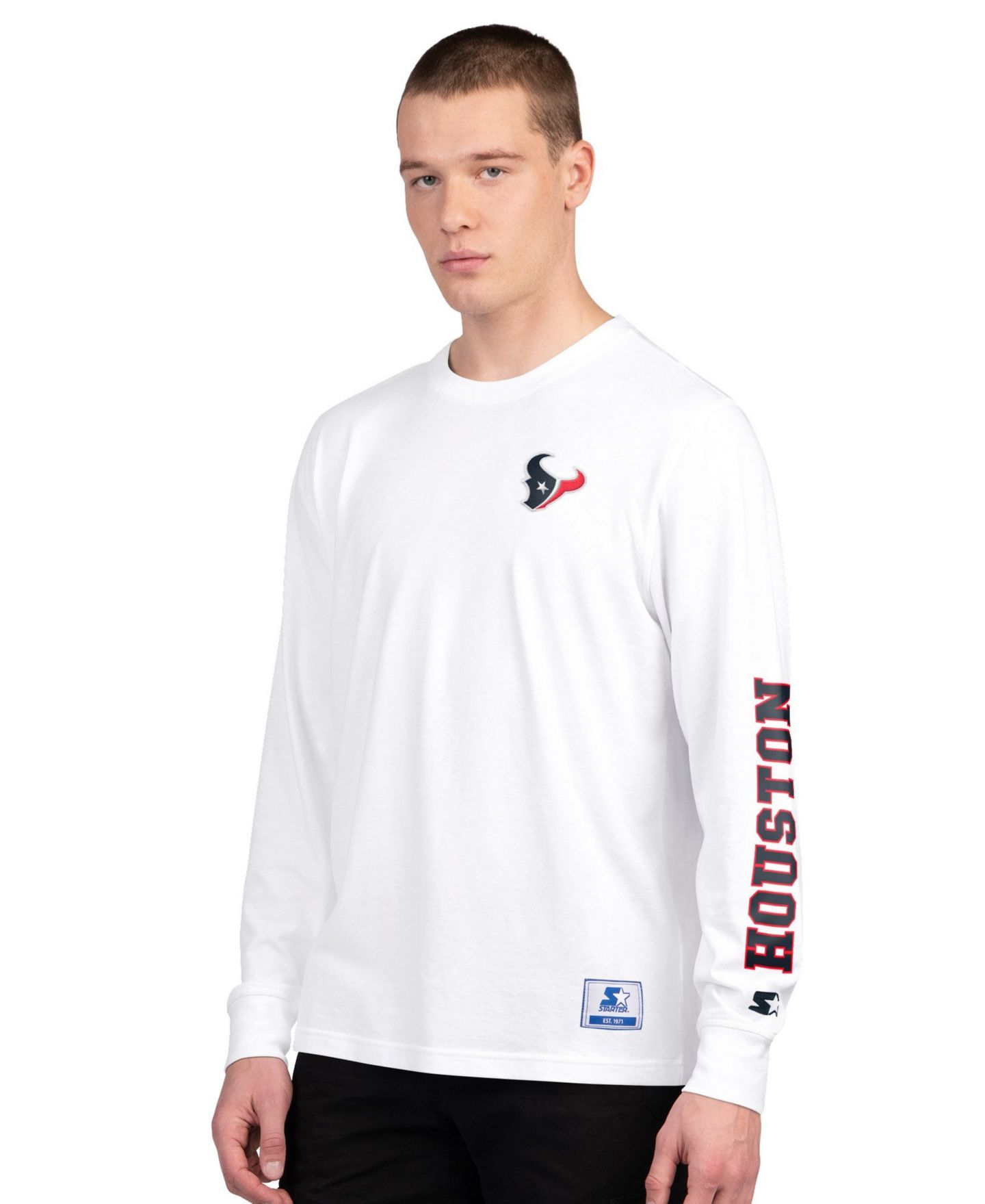 Мужские футболки Starter Scarlet/White San Francisco 49ers Short Sleeve Long Sleeve T-Shirt Combo Pack, цвет: Тёмно-синий / Белый — фото 5