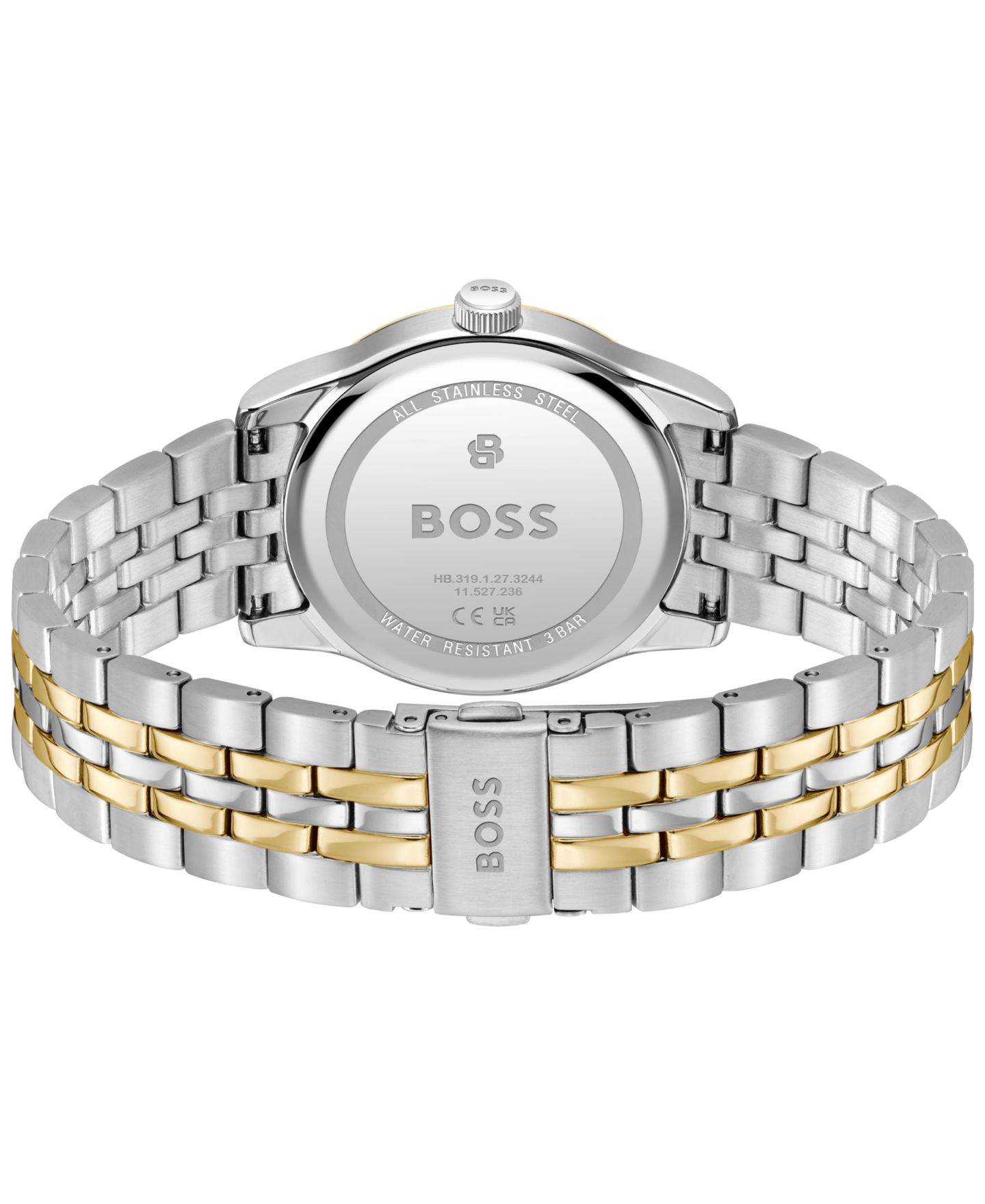 Мужские часы Hugo Boss Langford Quartz Two-Tone Stainless Steel Watch 39mm — фото 3