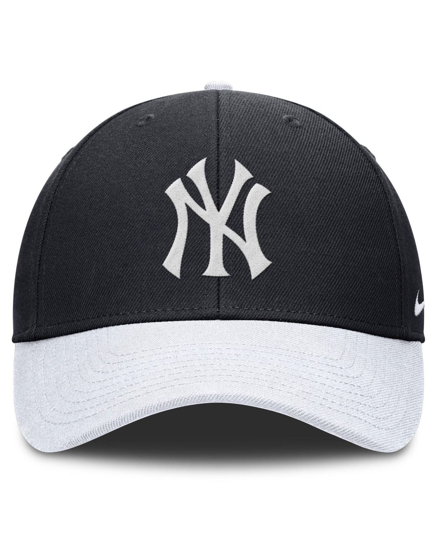 Мужская кепка Nike Navy/White New York Yankees Dri-FIT Club Adjustable Hat — фото 2