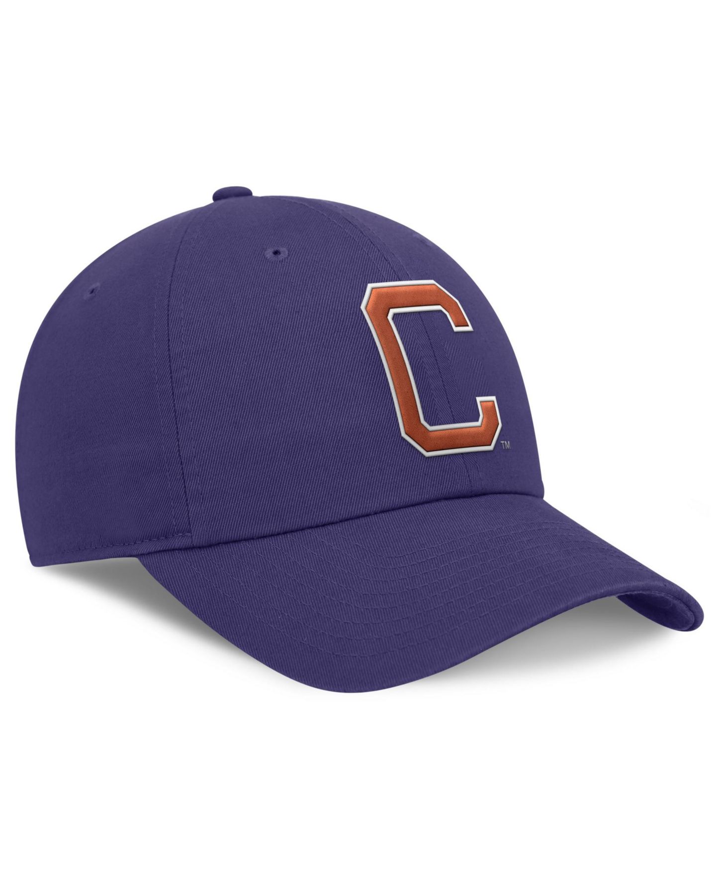 Мужская кепка Nike Purple Clemson Tigers Club Dri-FIT Adjustable Hat — фото 3