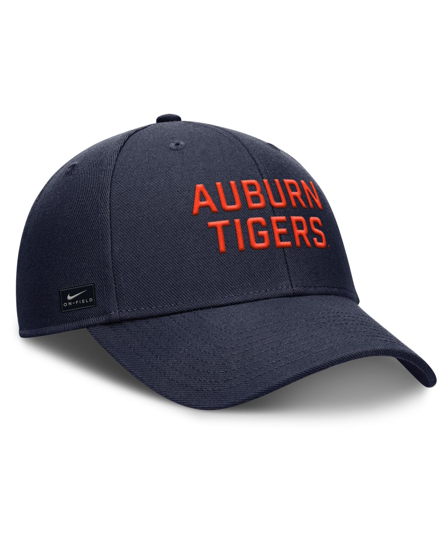 Мужская кепка Nike Navy Auburn Tigers 2025 Sideline Rise Practice Adjustable Hat — фото 3