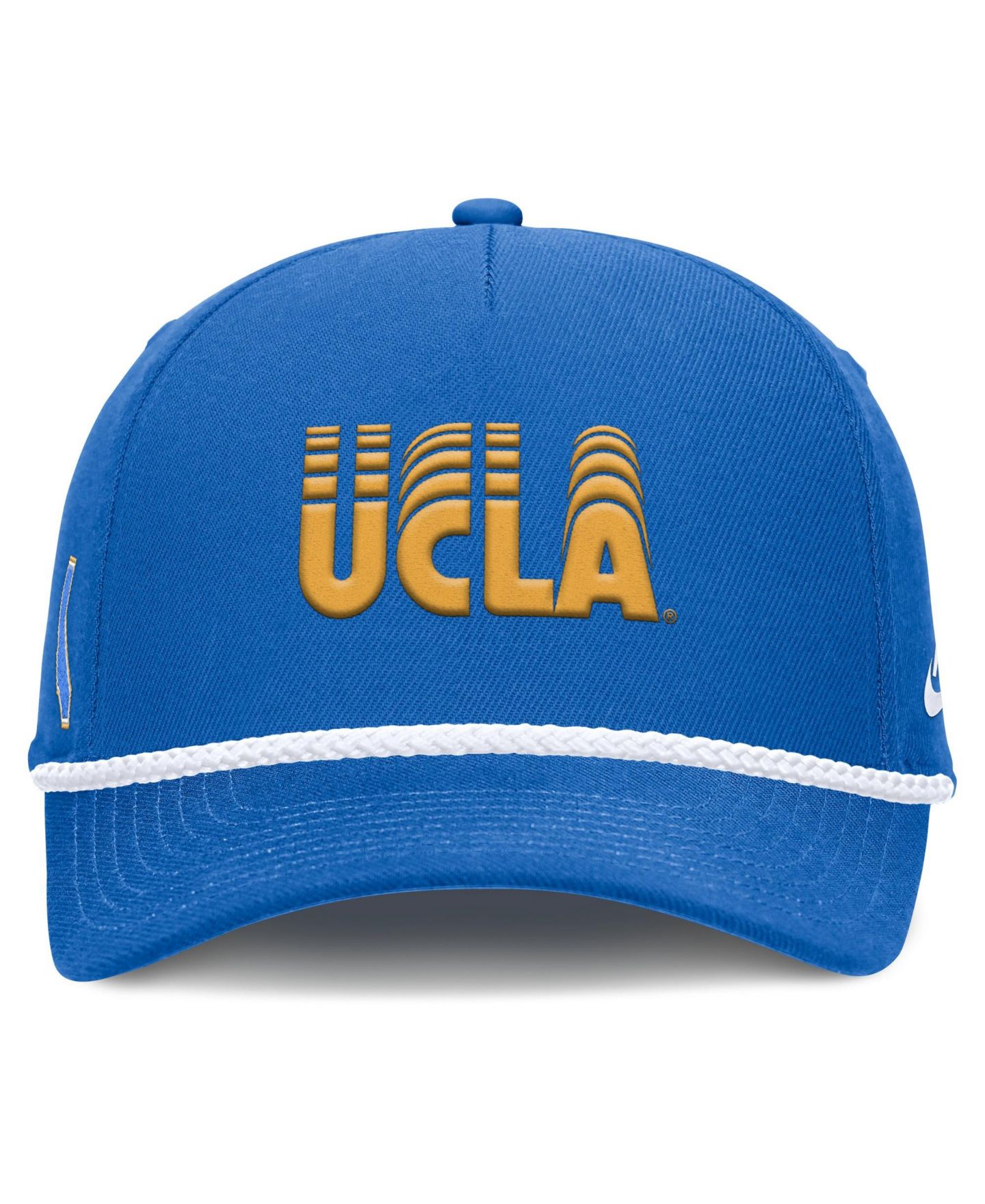 Головной убор Nike Blue Ucla Bruins 2026 Basketball Refresh 5-Panel Rope Rise Hat — фото 2