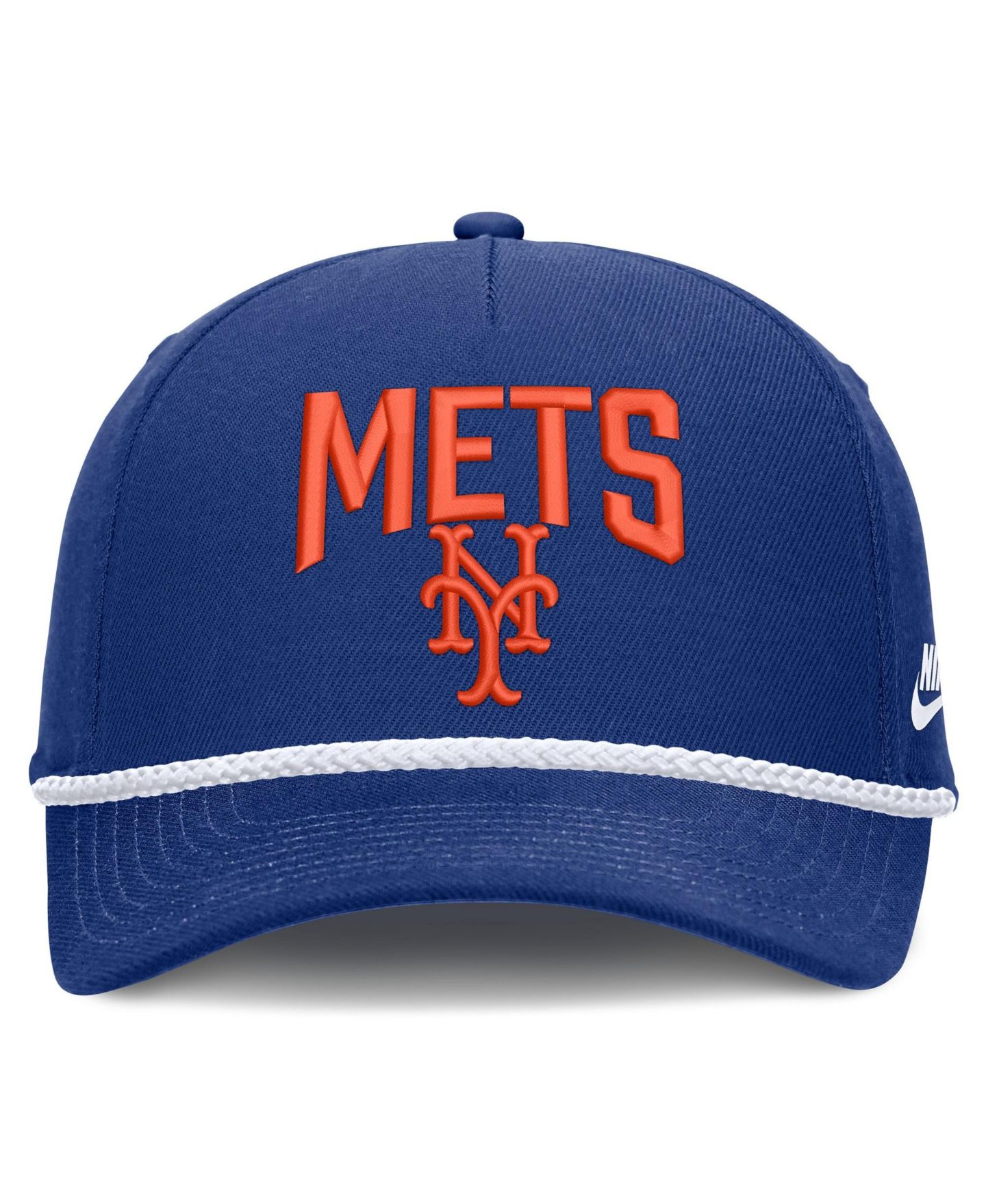 Мужская кепка Nike Royal New York Mets Cooperstown Rise Adjustable Hat — фото 2