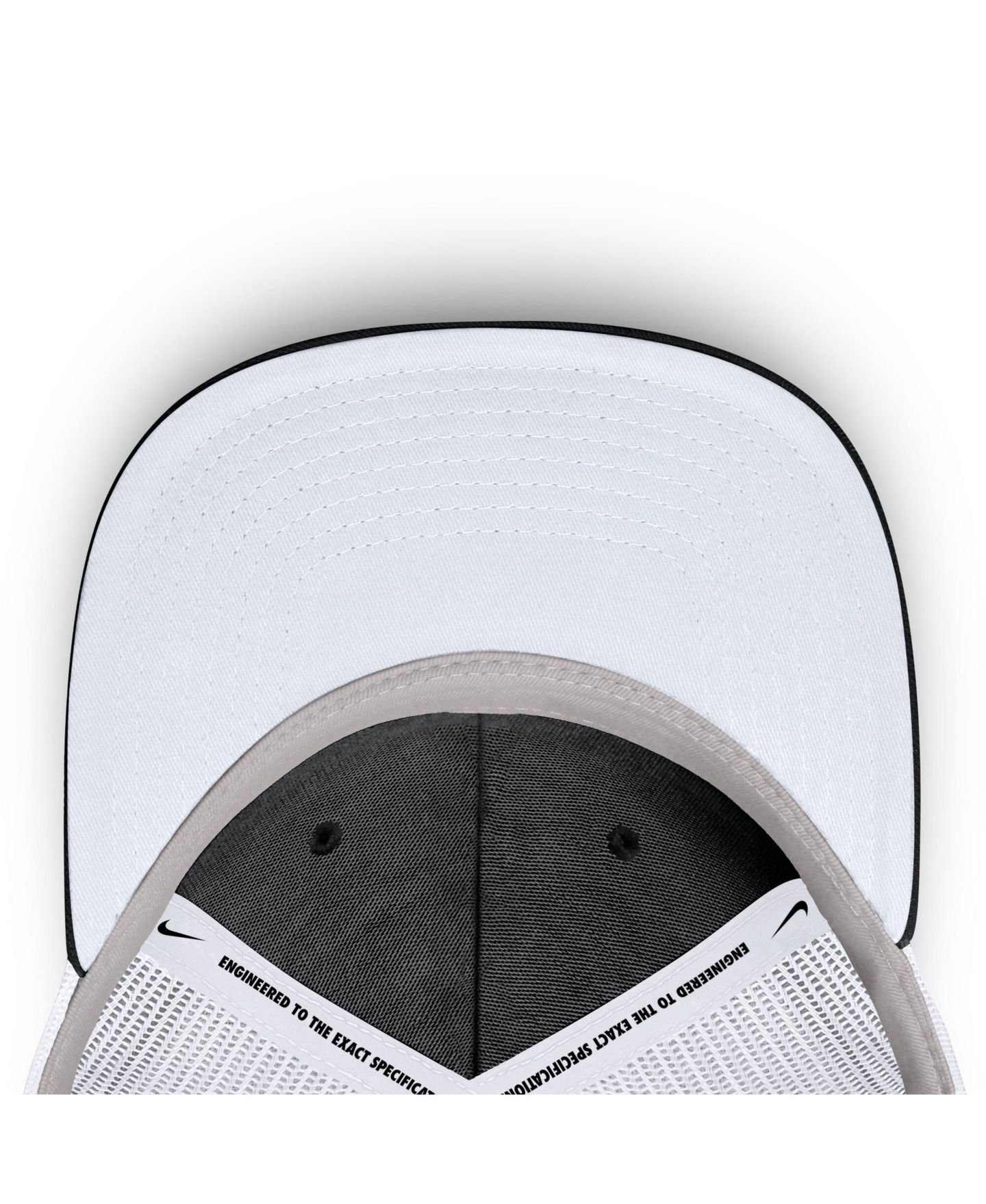 Мужская кепка Nike Black Chicago White Sox Primetime Club Adjustable Trucker Hat — фото 5