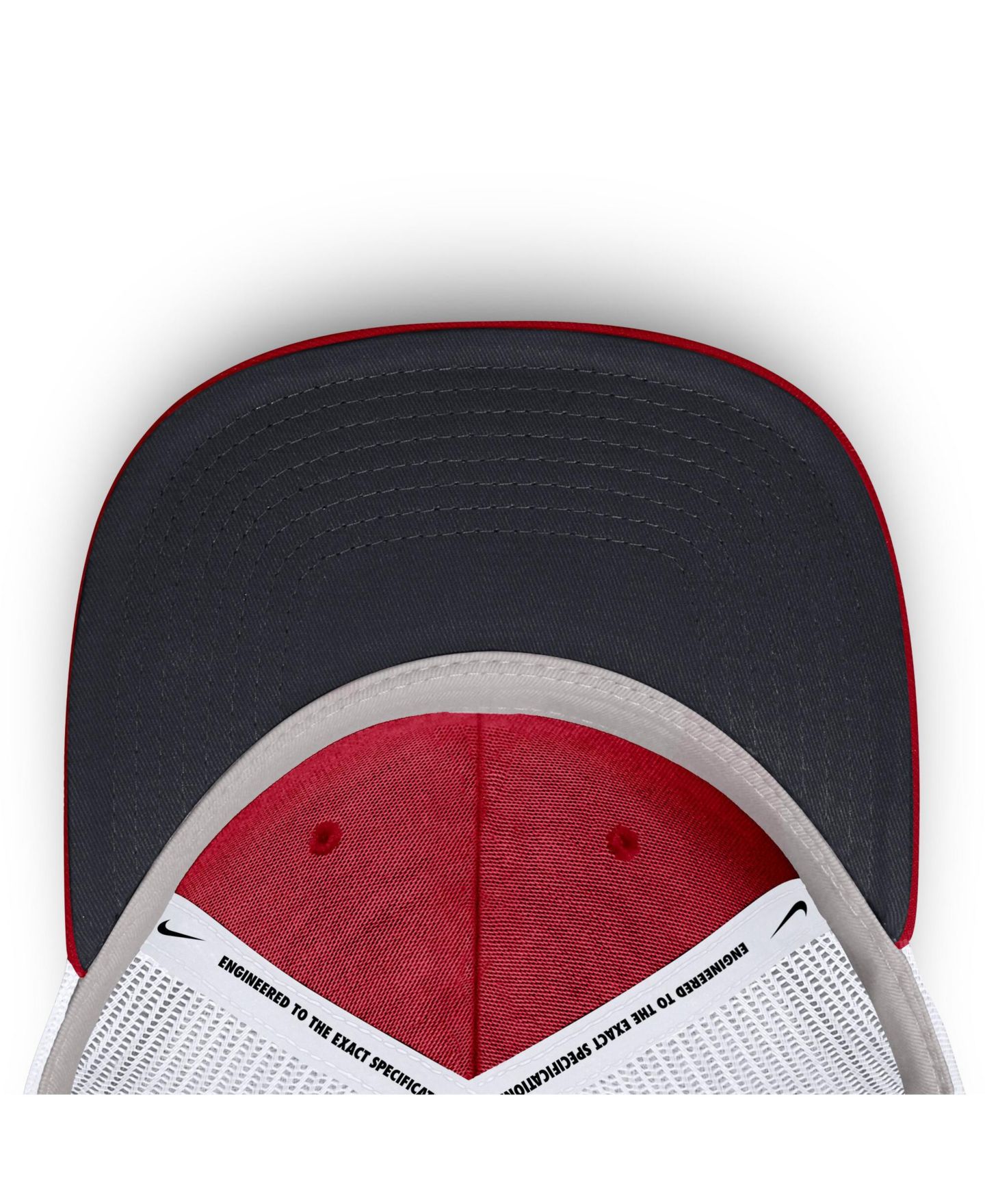 Мужская кепка Nike Red St. Louis Cardinals Primetime Club Adjustable Trucker Hat — фото 5