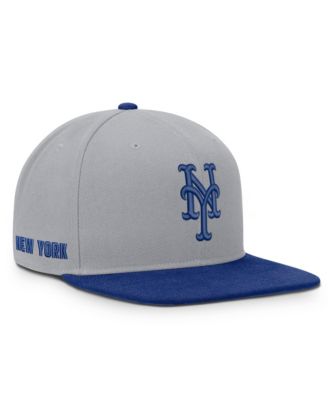 Men's Gray/Royal New York Mets Primetime Pro Dri-FIT snapback Hat